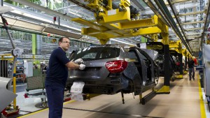 Bandablauf der neuen Mercedes-Benz A-Klasse im Werk Rastatt am 1
