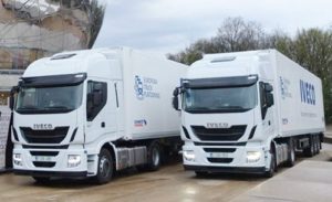 Iveco camiones inteligentes primera iniciativa transfronteriza mundial European Truck Platooning Challenge pruebautos 2