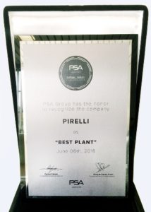 PIRELLI ARGENTINA obtuvo la distinción Best Plants