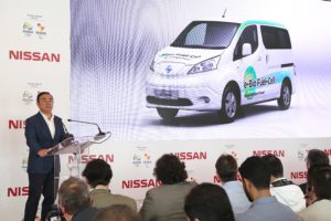Na véspera do início dos Jogos Olímpicos Rio 2016, a Nissan apresenta novos protótipos de sua mobilidade inteligente