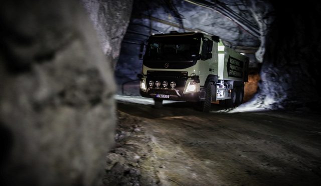 FMX autónomo | Volvo | a prueba en la mina Boliden