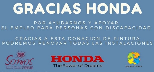 Honda | Argentina | donación en pos de la inclusión